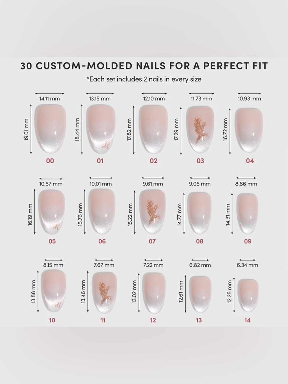 Glamnetic Harry Potter Rowena Ravenclaw Short Almond Press-On Nails nib - Picture 8 of 16